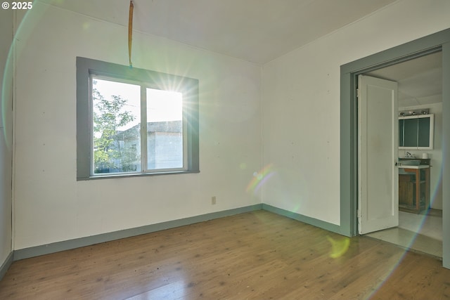 1641 Mabee Mines Rd Unit 4, Washougal, WA 98671 - empty room with wood finished floors and baseboards