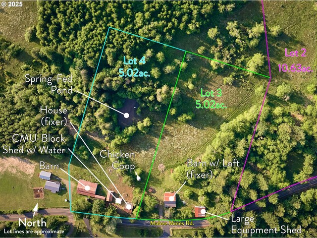 1641 Mabee Mines Rd Unit 4, Washougal, WA 98671 - map of property location with property boundaries highlighted