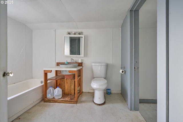 1641 Mabee Mines Rd Unit 4, Washougal, WA 98671 - bathroom with vanity, a bath, and tile patterned floors