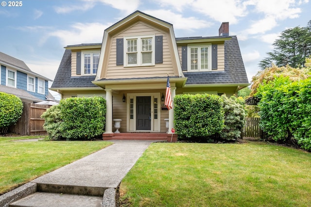 1702 24th Ave, Longview, WA 98632 - dutch colonial with a gambrel roof, a shingled roof, and a chimney