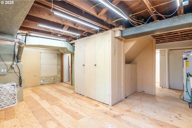 1702 24th Ave, Longview, WA 98632 - unfinished below grade area with wood finished floors