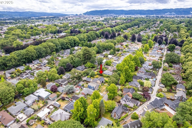 1702 24th Ave, Longview, WA 98632 - aerial view of residential area featuring a mountain backdrop