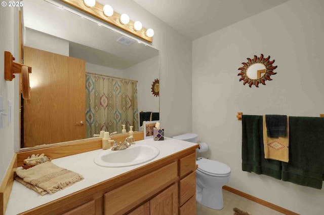 2451 Bowtie Ave, Eugene, OR 97404 - bathroom featuring vanity and a shower with curtain