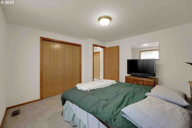 2451 Bowtie Ave, Eugene, OR 97404 - bedroom with light carpet and a closet