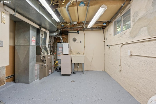 7525 SE 18th Ave, Portland, OR 97202 - below grade area with water heater and heating unit