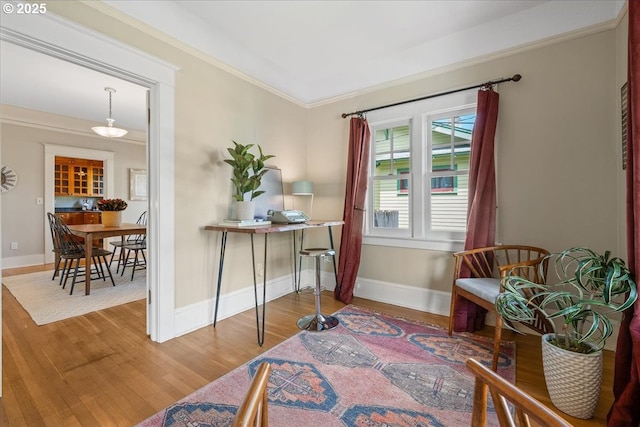 7525 SE 18th Ave, Portland, OR 97202 - office space with wood finished floors and ornamental molding