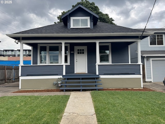 6010 SE 91st Ave, Portland, OR 97266 - view of front of property with a shingled roof and a porch