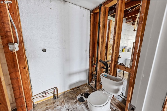 bathroom featuring toilet