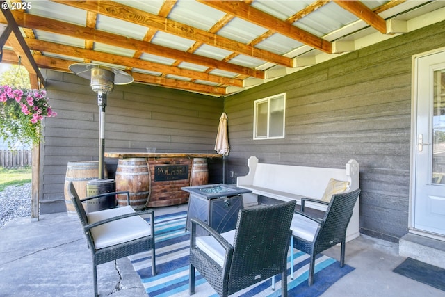 4303 SW Sheridan Ave, Pendleton, OR 97801 - view of patio with a fire pit