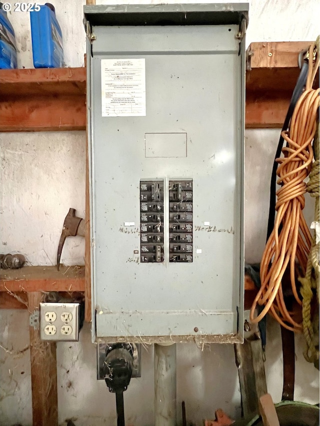 94031 Green Acres Ln, Coos Bay, OR 97420 - utility room featuring electric panel