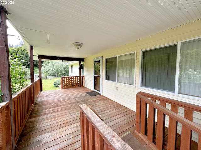 94031 Green Acres Ln, Coos Bay, OR 97420 - view of wooden terrace