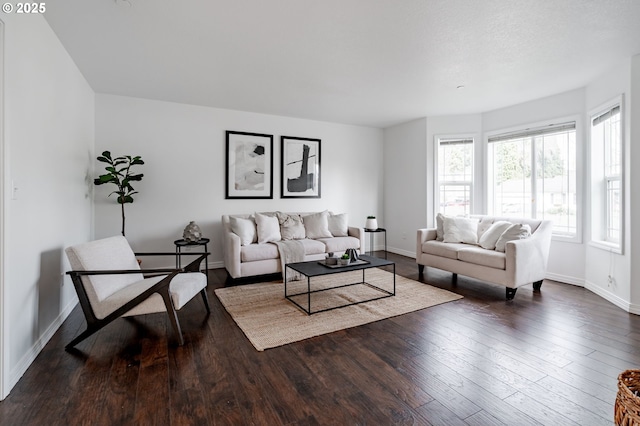 5700 NE 82nd Ave Unit C15, Vancouver, WA 98662 - living room with dark wood-style flooring and baseboards