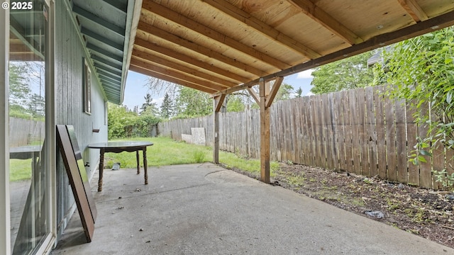 view of patio