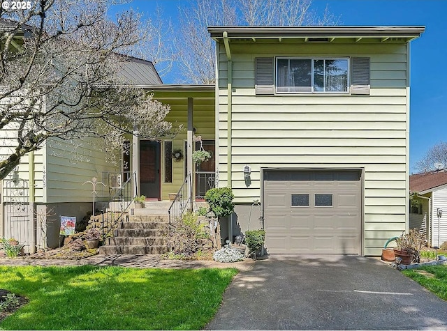 14807 NE Siskiyou Ct, Portland, OR 97230 - view of front of property with an attached garage and driveway