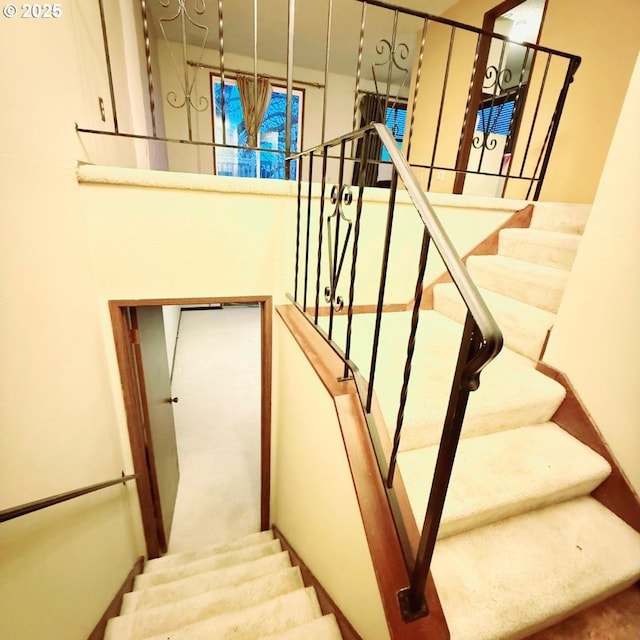 14807 NE Siskiyou Ct, Portland, OR 97230 - stairs with a high ceiling