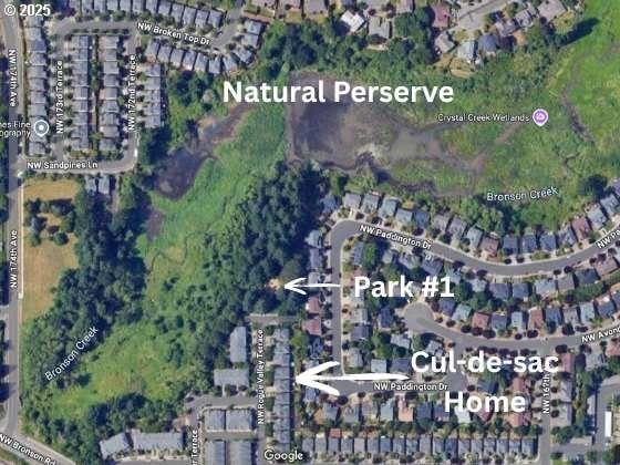 2510 NW Rogue Valley Ter, Beaverton, OR 97006 - aerial overview of property's location