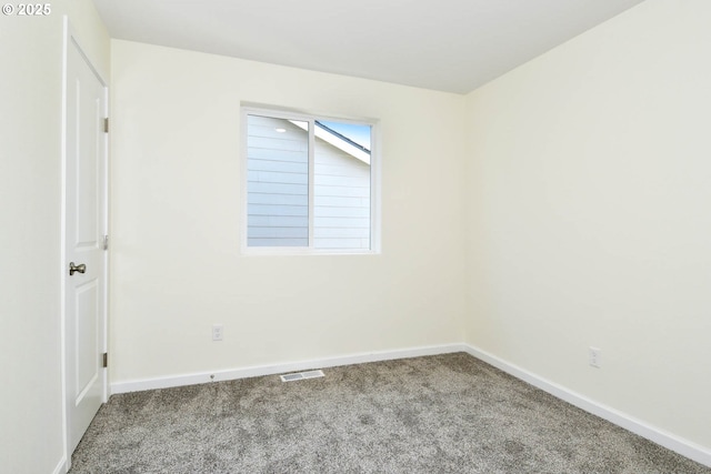 spare room with carpet floors