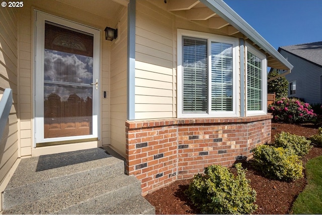 16485 SW Viking Ct, Beaverton, OR 97007 - view of exterior entry with brick siding