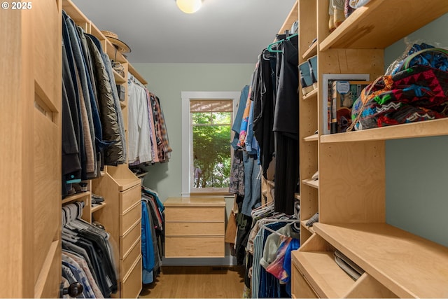 1524 Sherman Ave, Hood River, OR 97031 - walk in closet featuring wood finished floors