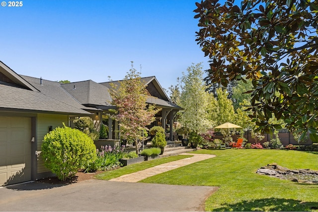 1524 Sherman Ave, Hood River, OR 97031 - view of grassy yard