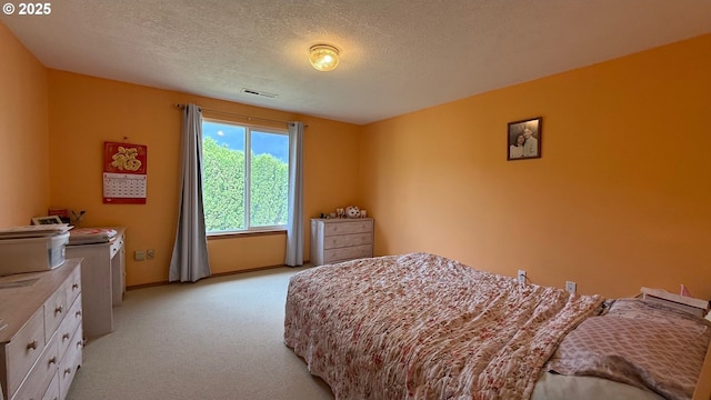 2113 SE 181st Ave, Vancouver, WA 98683 - bedroom with light colored carpet, a textured ceiling, and baseboards