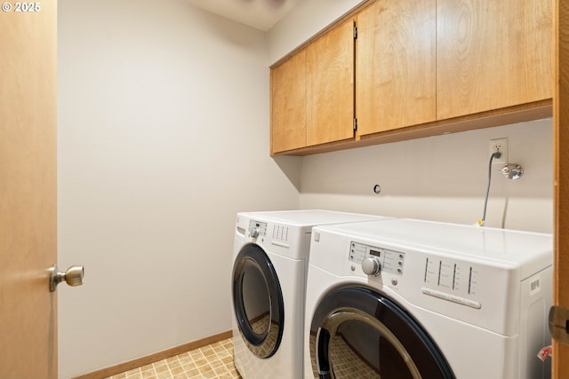 4740 SW Lowell Ct, Portland, OR 97221 - laundry room featuring cabinet space and independent washer and dryer