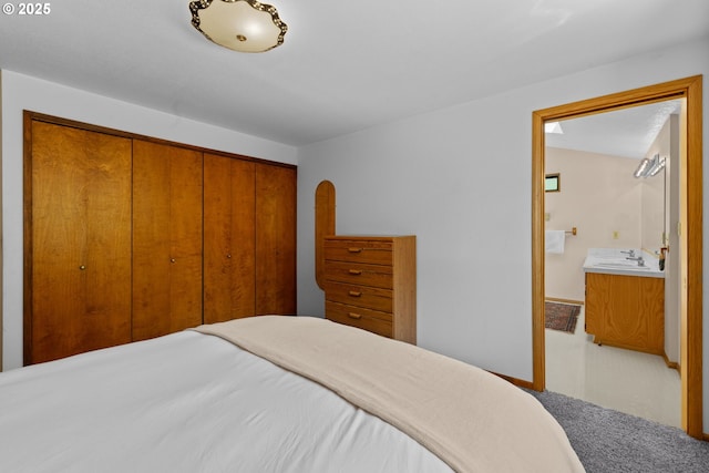 35565 Lower Loop Rd, Pacific City, OR 97135 - bedroom featuring carpet floors, a closet, and a sink
