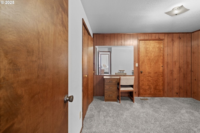35565 Lower Loop Rd, Pacific City, OR 97135 - carpeted bedroom featuring wooden walls