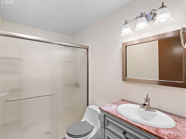 8275 SW Chestnut St, Portland, OR 97223 - bathroom featuring vanity and a shower stall
