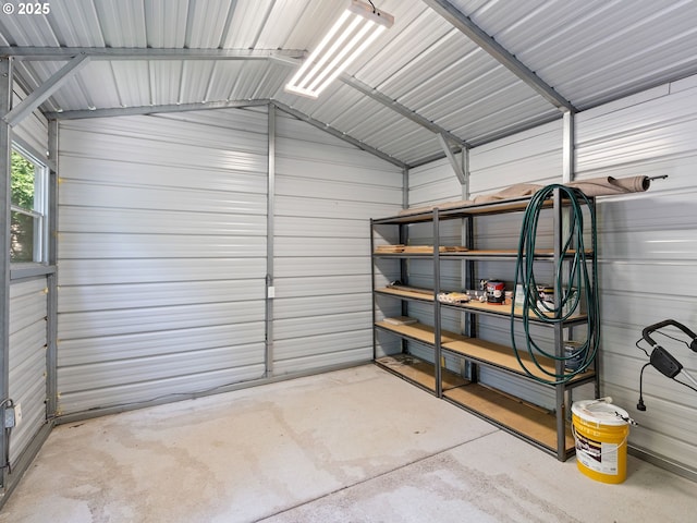 8275 SW Chestnut St, Portland, OR 97223 - garage featuring metal wall
