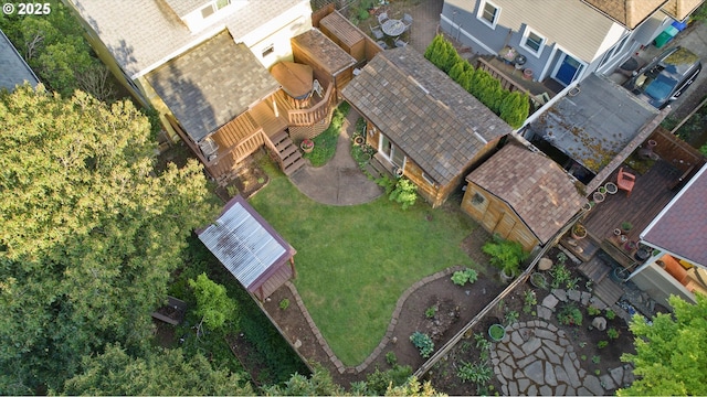 drone / aerial view