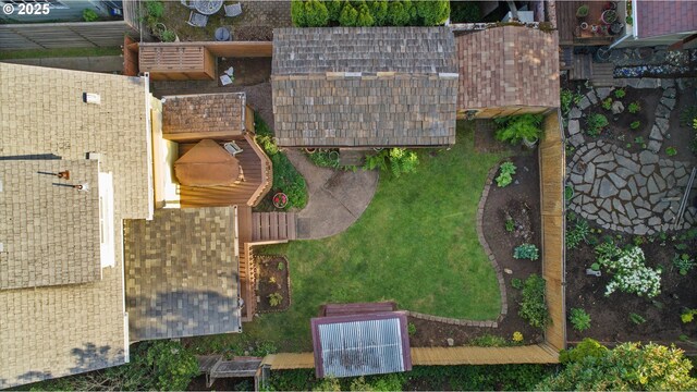 drone / aerial view