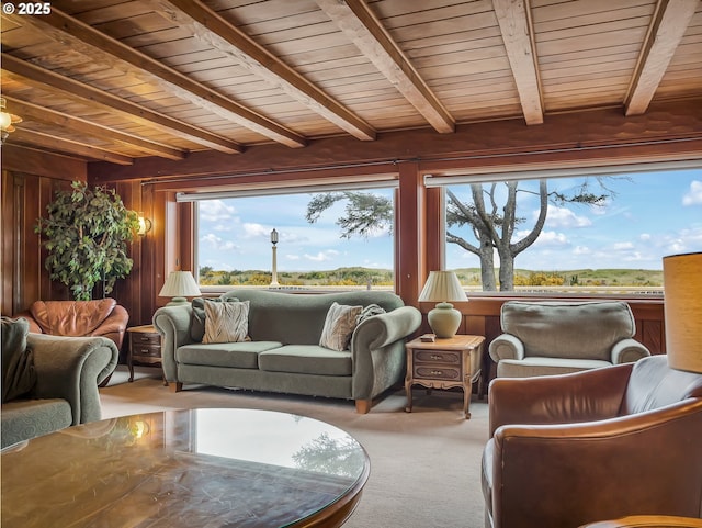 1021 S Prom, Seaside, OR 97138 - sunroom / solarium with beam ceiling