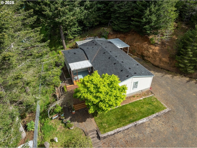 drone / aerial view