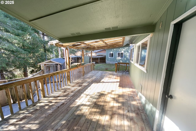 view of deck