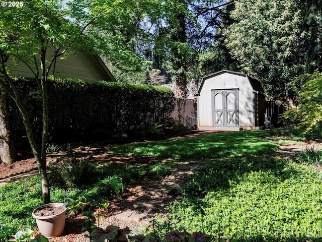 18495 Terry Ave, Lake Oswego, OR 97035 - view of yard with fence, an outbuilding, and a shed