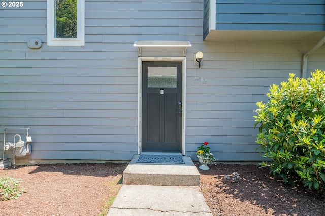view of entrance to property