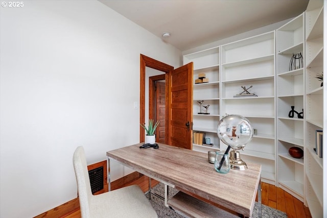 714 SE 35th Ave, Portland, OR 97214 - office area featuring wood finished floors