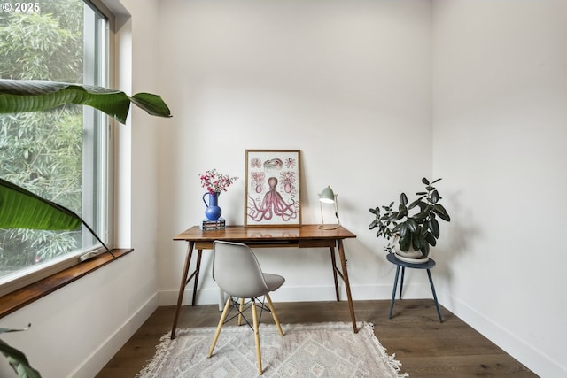 5674 NE 15th Ave, Portland, OR 97211 - office space with plenty of natural light and wood finished floors