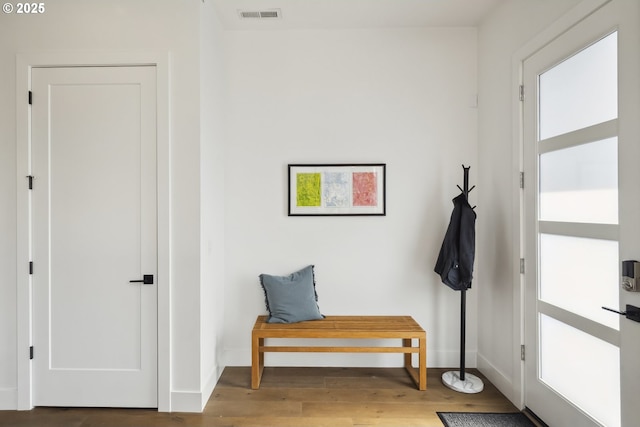 5674 NE 15th Ave, Portland, OR 97211 - corridor with baseboards and wood finished floors