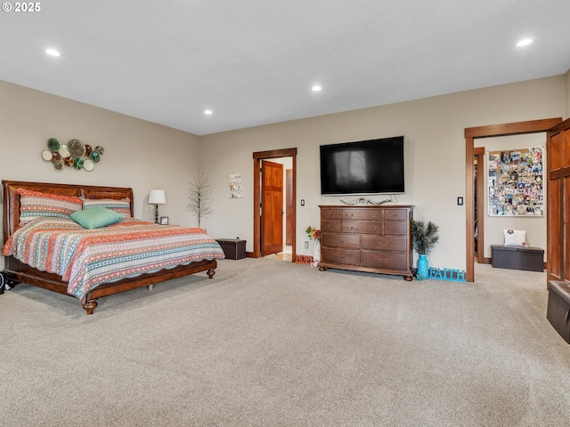 7145 SE Amity Dayton Hwy, Amity, OR 97101 - carpeted bedroom featuring recessed lighting and baseboards
