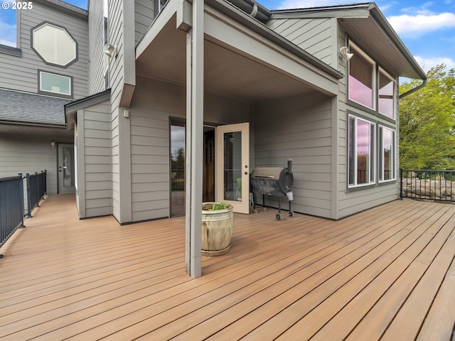 7145 SE Amity Dayton Hwy, Amity, OR 97101 - wooden terrace with area for grilling
