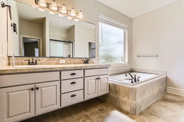 15610 SE Kingbird Dr, Happy Valley, OR 97015 - bathroom featuring backsplash, shower / bath combo with shower curtain, vanity, and toilet