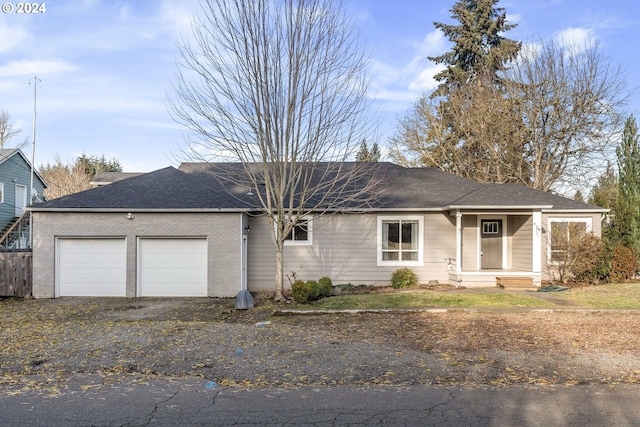 ranch-style house with a garage