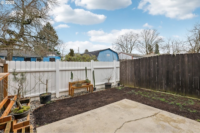 view of patio / terrace featuring a fenced backyard