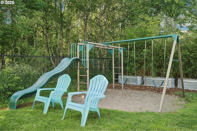 2149 SE Williams Dr, Gresham, OR 97080 - view of jungle gym with a yard