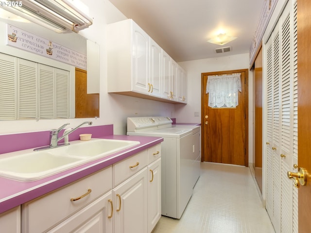 1218 SE Single Tree Dr, Vancouver, WA 98683 - washroom featuring washing machine and clothes dryer and cabinet space