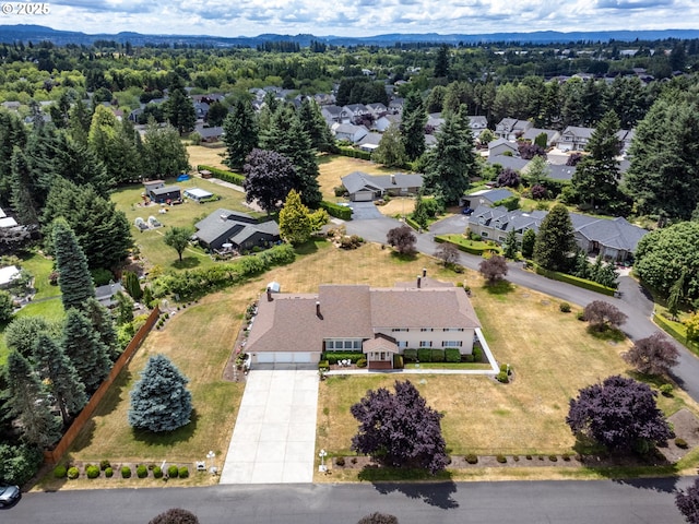 1218 SE Single Tree Dr, Vancouver, WA 98683 - bird's eye view of a mountain backdrop