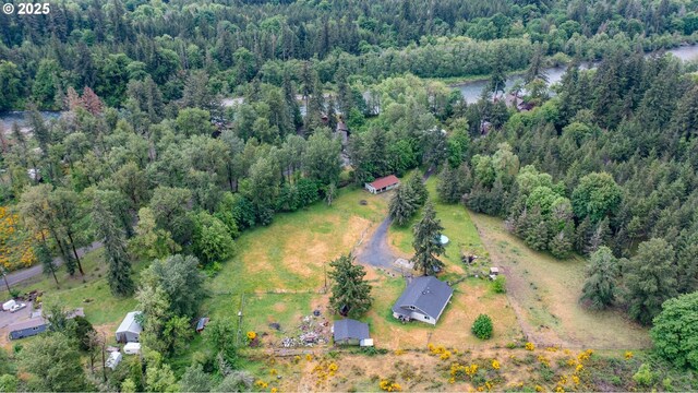 11885 Riverhaven Ln SE, Stayton, OR 97383 - aerial overview of property's location with a forest