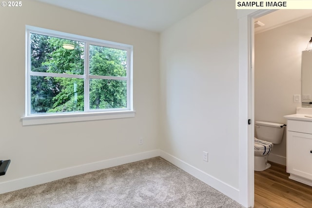 7762 SW Bonita Blvd, Tigard, OR 97224 - unfurnished bedroom featuring multiple windows, baseboards, and light colored carpet